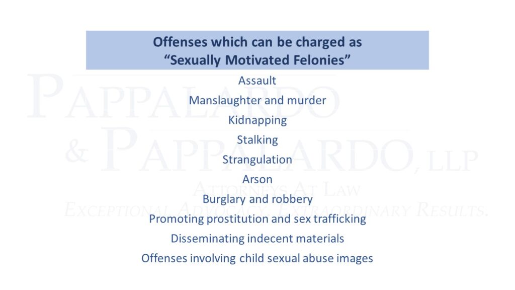 Sexually Motivated Felonies